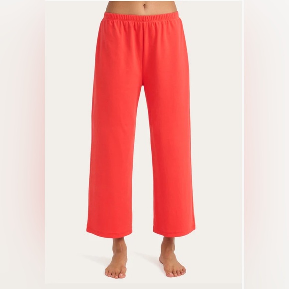 Cozyland Other - Cozyland Cici Crop Pant in Lipstick Red